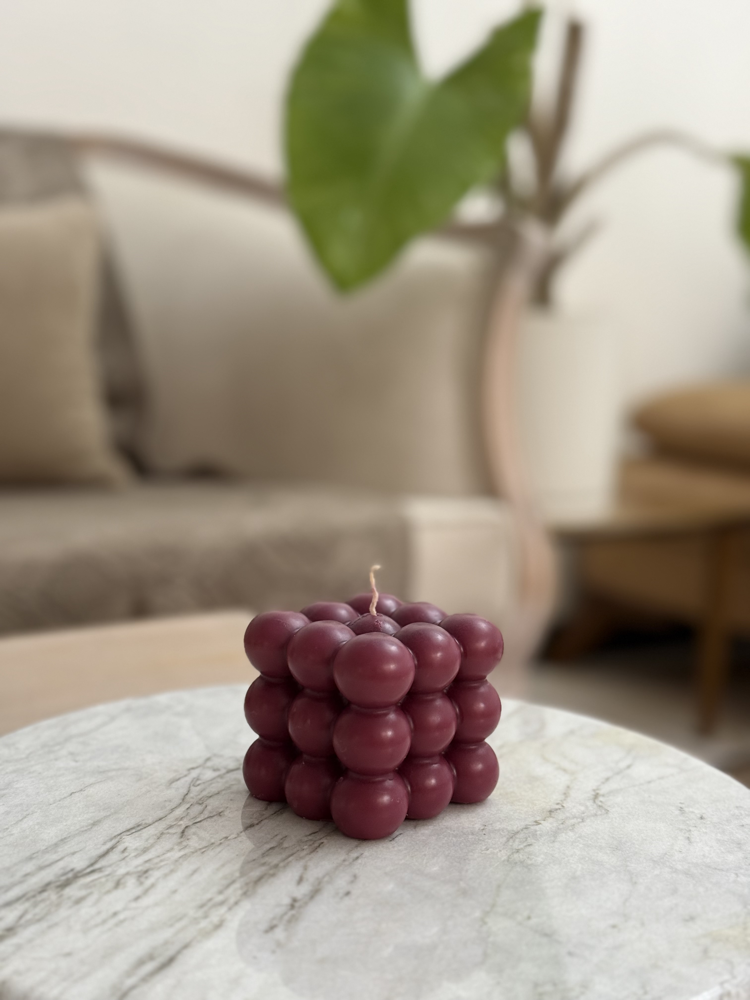 شمع مدل مکعب روبیک