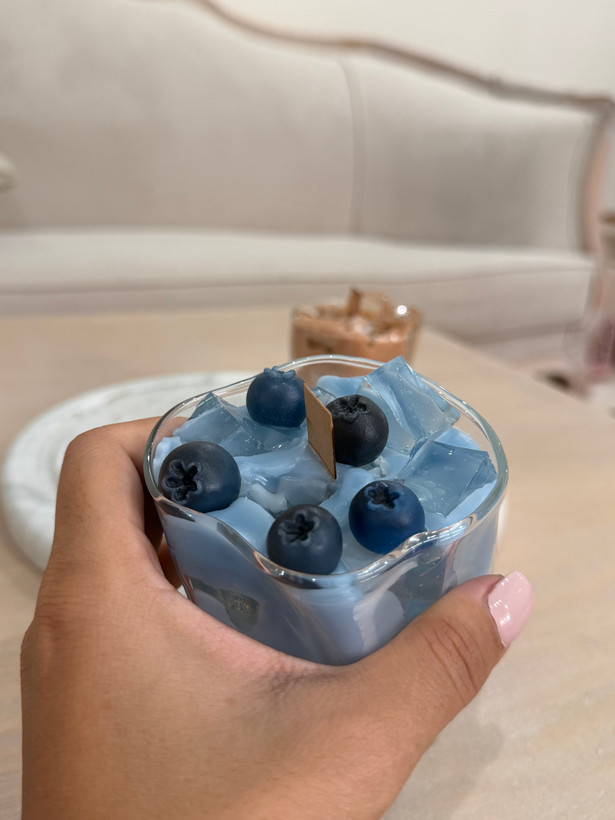 شمع آیس بلوبری